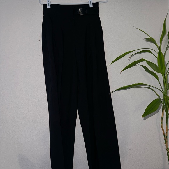Source Unknown Official Half Belted High Waisted Trousers - Picture 3 of 4